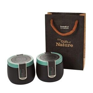 2- Tweak’d By Nature Rise & Shine Cleansing Volumizing Scrub 8 oz New w/Gift Bag